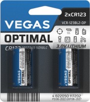Фото - Аккумулятор / батарейка Vegas Optimal  2xCR123