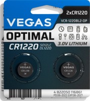 Фото - Аккумулятор / батарейка Vegas Optimal  2xCR1220