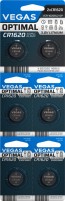 Фото - Аккумулятор / батарейка Vegas Optimal  6xCR1620