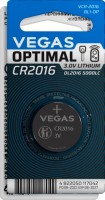 Фото - Аккумулятор / батарейка Vegas Optimal  1xCR2016