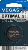 Фото - Аккумулятор / батарейка Vegas Optimal 1xCR2430