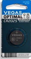 Фото - Аккумулятор / батарейка Vegas Optimal  1xCR2025