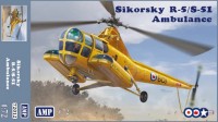 Фото - Сборная модель AMP Sikorsky R-5/S-51 Ambulance (1:72)