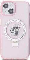 Фото - Чехол Karl Lagerfeld Ring Stand Karl&Choupette MagSafe for iPhone 15 Plus 