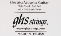 Фото - Струны GHS Plain Steel Ball End Single Guitar String .015 