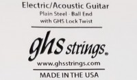 Фото - Струны GHS Plain Steel Ball End Single Guitar String .017