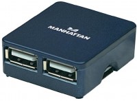 Фото - Картридер / USB-хаб MANHATTAN Hi-Speed USB Micro Hub 