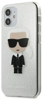 Фото - Чехол Karl Lagerfeld Glitter Ikonik Karl for iPhone 12 Mini 