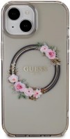 Фото - Чехол GUESS IML Flowers Wreatch MagSafe for iPhone 15 