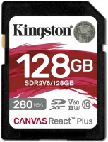 Фото - Карта памяти Kingston Canvas React Plus V60 SD 128 ГБ