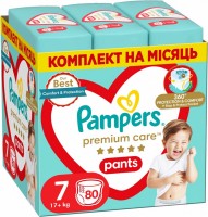 Фото - Подгузники Pampers Premium Care Pants 7 / 80 pcs 