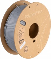Фото - Пластик для 3D печати Polymaker PolyTerra PLA Fossil Grey 1kg 1 кг  серый