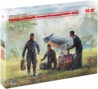 Фото - Сборная модель ICM German Luftwaffe Ground Personnel (1939-1945) (1:32) 