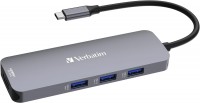 Фото - Картридер / USB-хаб Verbatim USB-C Pro Multiport Hub CMH-08 