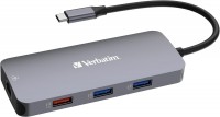 Фото - Картридер / USB-хаб Verbatim USB-C Pro Multiport Hub CMH-09 