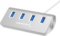 Фото - Картридер / USB-хаб Sabrent 4 Port USB 3.0 Hub 