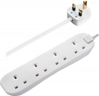 Фото - Сетевой фильтр / удлинитель Masterplug 4 Socket Extension Lead BFG5N 