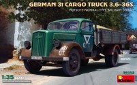 Фото - Сборная модель MiniArt German 3T Cargo Truck 3.6-36S Pritsche Normal Type Military Service (1:35) 