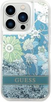 Фото - Чехол GUESS Flower Liquid Glitter for iPhone 14 Pro Max 