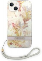 Фото - Чехол GUESS Flower Strap for iPhone 14 Plus 