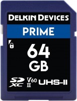 Фото - Карта памяти Delkin Devices PRIME UHS-II V60 SDXC 64 ГБ