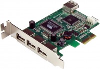 Фото - PCI-контроллер Startech.com PEXUSB4DP 