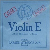 Фото - Струны Larsen Violin E String Gold Plated Ball End Medium 