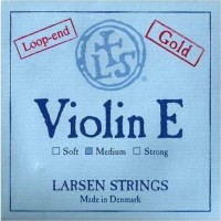 Фото - Струны Larsen Violin E String Gold Plated Loop End Medium 