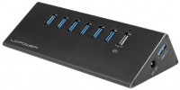 Фото - Картридер / USB-хаб LC-Power LC-HUB-ALU-2B-7 