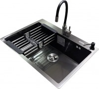 Фото - Кухонная мойка Romzha Arta U-650S Max BL C RO41568 700х500