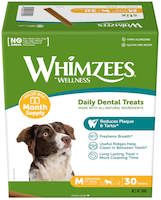 Фото - Корм для собак Whimzees Dental Treasts Monthly Stix M 900 g 30 шт