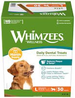 Фото - Корм для собак Whimzees Dental Treasts Monthly Stix L 1.8 kg 30 шт