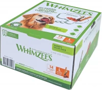 Фото - Корм для собак Whimzees Dental Treasts Variety Value L 840 g 14 шт