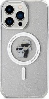 Фото - Чехол Karl Lagerfeld Karl&Choupette Glitter MagSafe for iPhone 15 Pro 