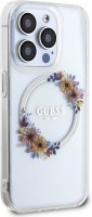 Фото - Чехол GUESS Flowers Wreatch MagSafe for iPhone 15 Pro 