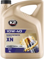 Фото - Моторное масло K2 Motor Oil 10W-40 XN 5L 5 л