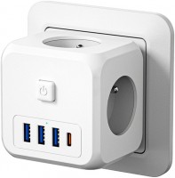 Фото - Зарядное устройство Essager Magic Cube 7in1 Wall Socket 