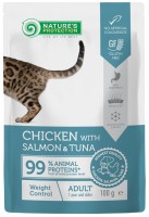 Фото - Корм для кошек Natures Protection Adult Weight Control Chicken/Tuna/Salmon Pouch 100 g 
