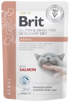 Фото - Корм для кошек Brit Renal Cat Salmon Pouch 85 g