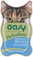 Фото - Корм для кошек OASY Delicatesse Adult Cod Pate 85 g 