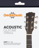 Фото - Струны Gear4music Acoustic Guitar Strings 85/15 Light 