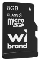 Фото - Карта памяти Wibrand microSD Class 4 + Adapter 8 ГБ