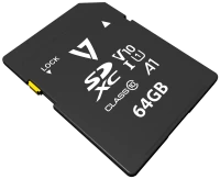 Фото - Карта памяти V7 SDXC Card V10 U1 A1 CL10 UHD 64 ГБ