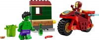 Фото - Конструктор Lego Iron Man with Bike and The Hulk 76287 