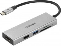 Фото - Картридер / USB-хаб Essager EHBC05-FH0G-P 