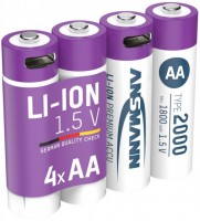 Фото - Аккумулятор / батарейка Ansmann 4xAA 2000 mAh USB Type-C 