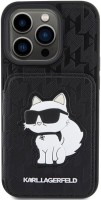 Фото - Чехол Karl Lagerfeld Cardslots Stand Choupette for iPhone 15 Pro 