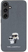 Фото - Чехол Karl Lagerfeld Saffiano Karl&Choupette Metal Pin for Galaxy S24 