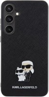 Фото - Чехол Karl Lagerfeld Saffiano Karl&Choupette Metal Pin for Galaxy S24 Plus 