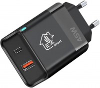 Фото - Зарядное устройство ExtraLink Smart Life Fast Charger 45W GaN 